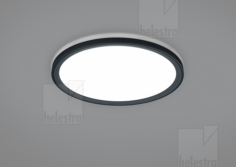 Helestra LICA  lampada soffitto alluminio nero opaco