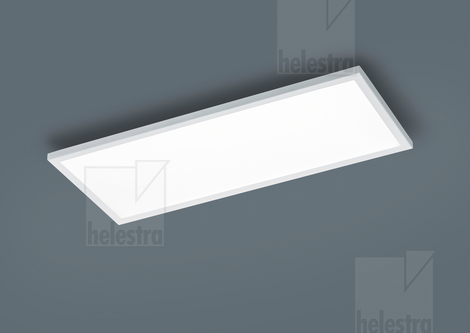 Helestra RACK  ceiling luminaire aluminium mat white