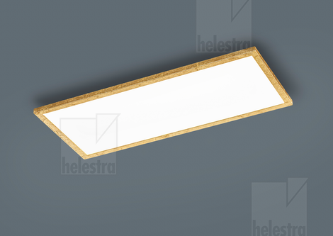 Helestra RACK  ceiling luminaire aluminium gold leaf