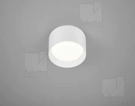 Helestra ENIO  ceiling luminaire aluminium white - white