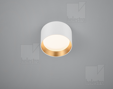 Helestra ENIO  ceiling luminaire aluminium white - gold