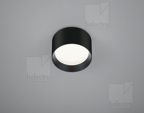 Helestra ENIO  ceiling luminaire aluminium black - black