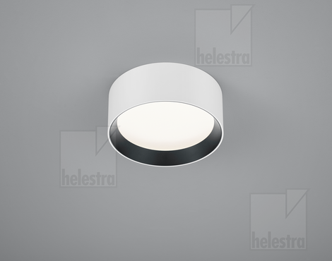 Helestra ENIO  ceiling luminaire aluminium white - black