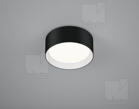 Helestra ENIO  ceiling luminaire aluminium black - white