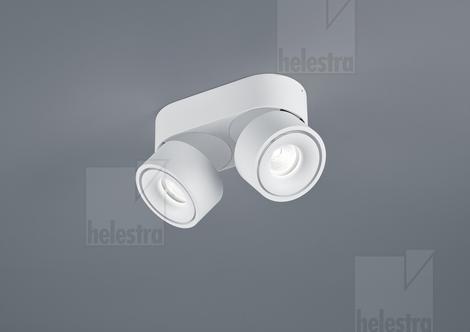 Helestra ROTA  Deckenleuchte Aluminium mattweiß