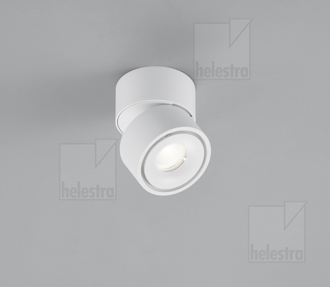 Helestra ROTA  Deckenleuchte Aluminium mattweiß