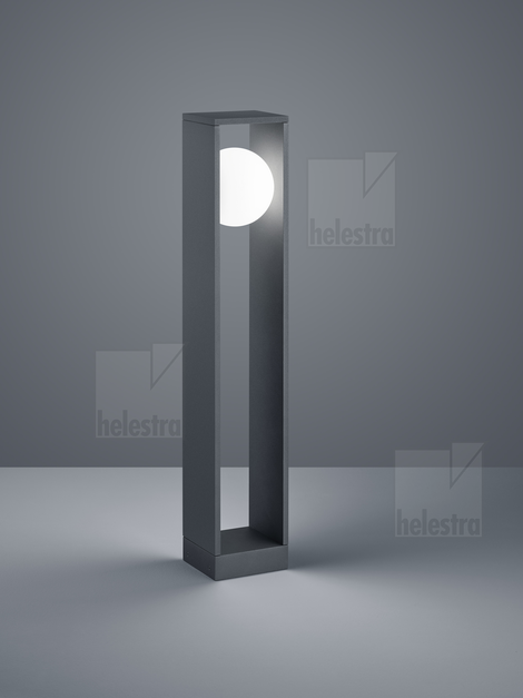 Helestra ANOU  Pollerleuchte Aluminium graphit