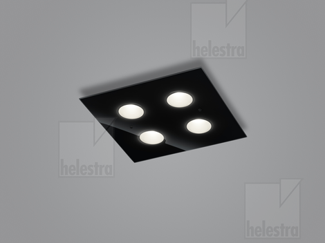 Helestra BELOS  ceiling luminaire steel black