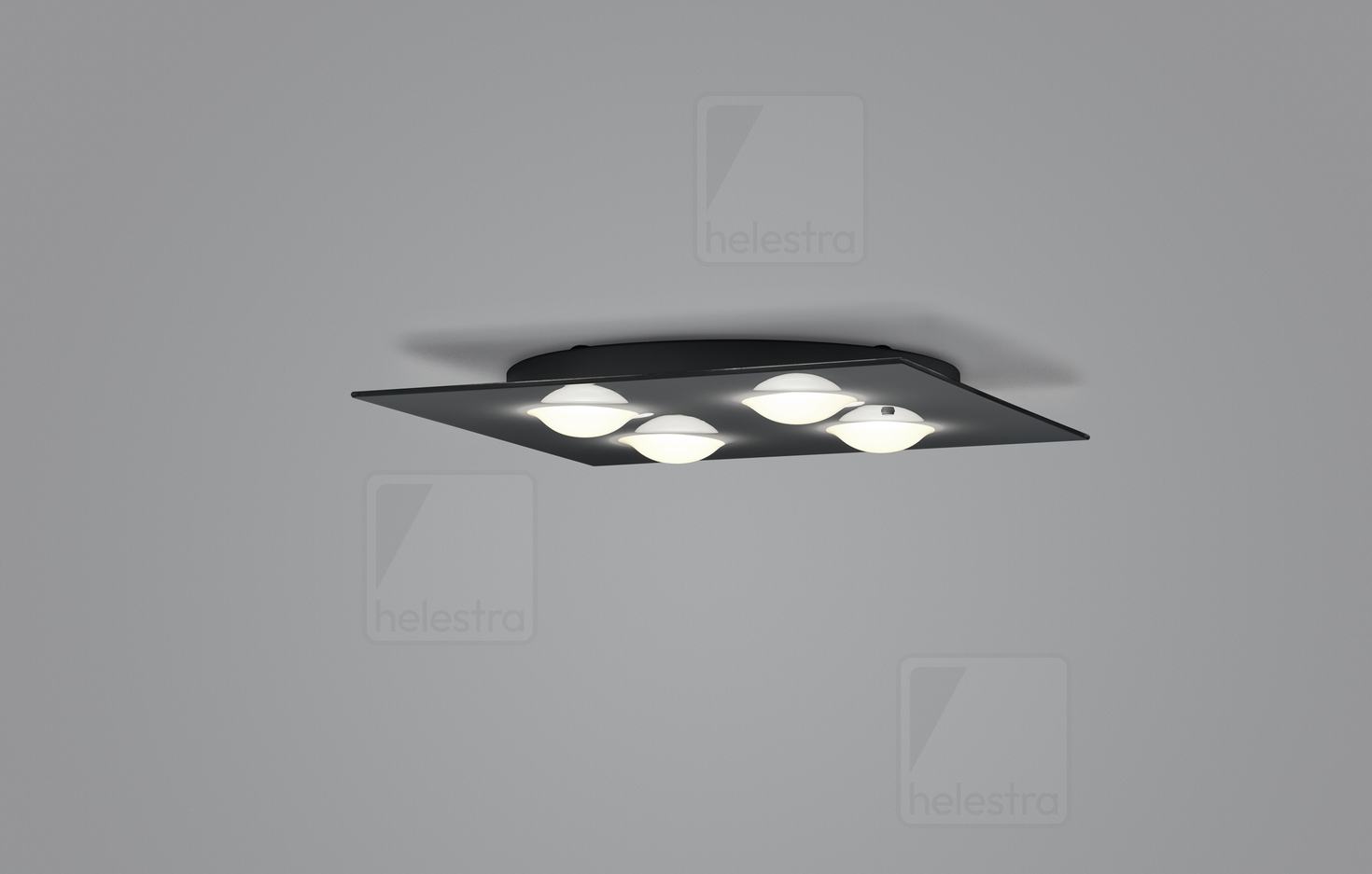 Helestra BELOS  ceiling luminaire steel black