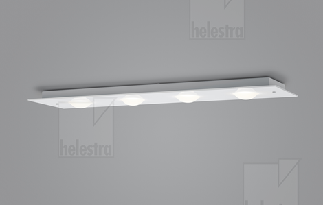 Helestra BELOS  lampada soffitto acciaio bianco