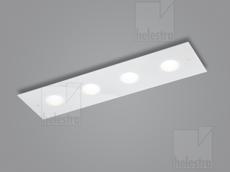 Helestra BELOS  ceiling luminaire steel white