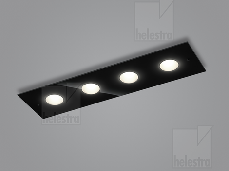 Helestra BELOS  ceiling luminaire steel black