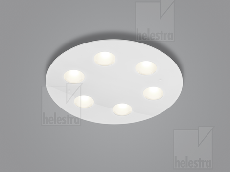 Helestra BELOS  ceiling luminaire steel white