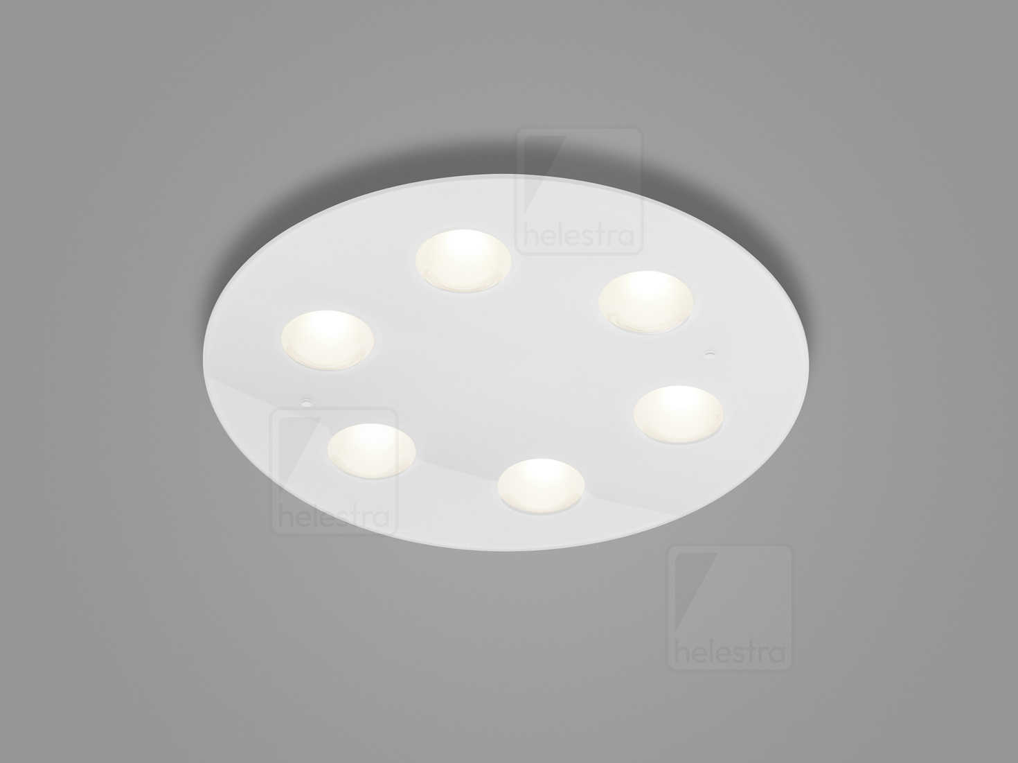 Helestra BELOS  ceiling luminaire steel white