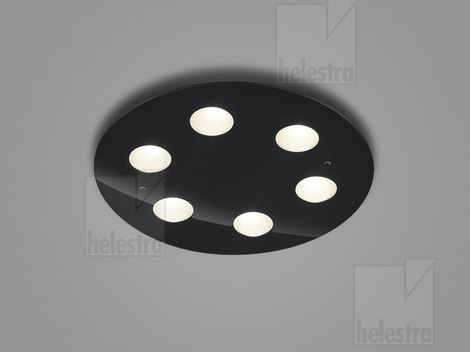 Helestra BELOS  ceiling luminaire steel black