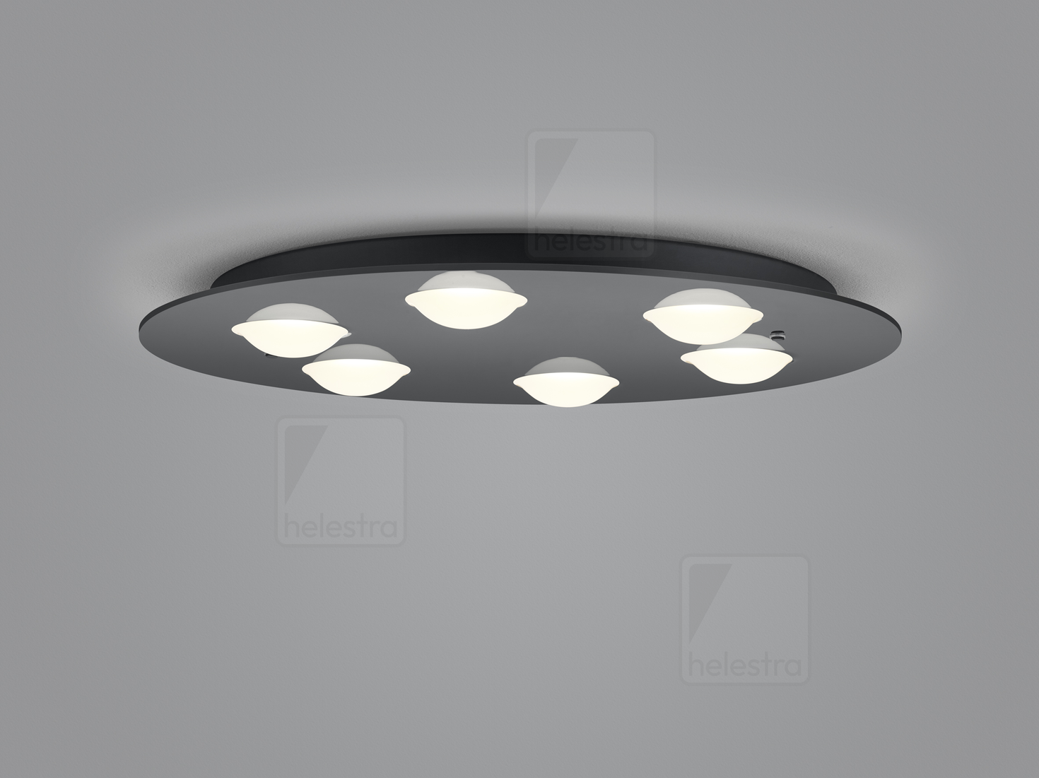 Helestra BELOS  ceiling luminaire steel black