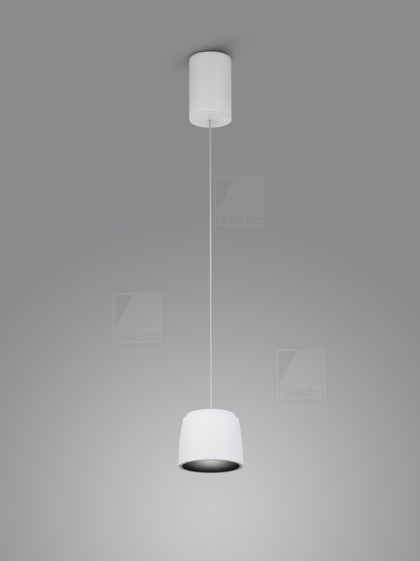 Helestra COPA  pendant luminaire aluminium white - white