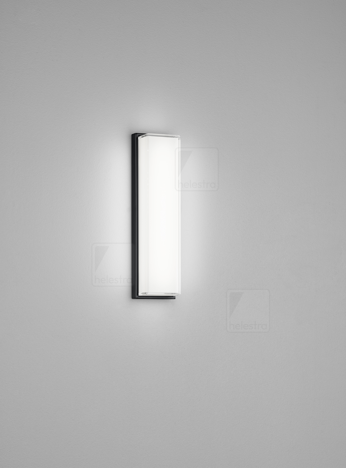 Helestra COSI  Wandleuchte Deckenleuchte Stahl mattschwarz