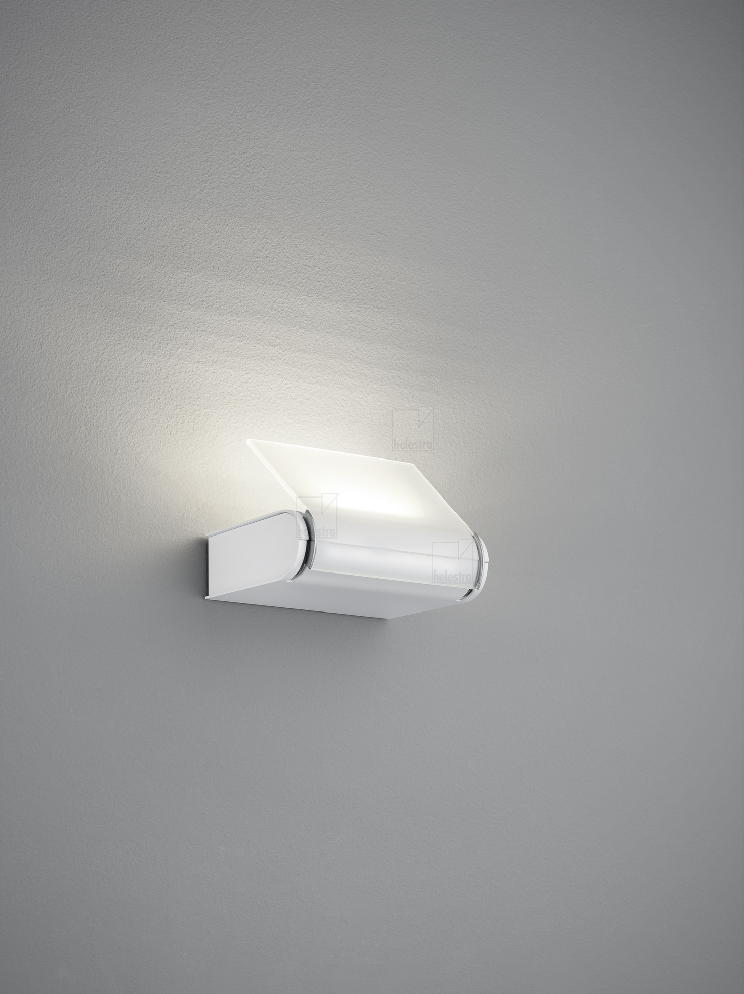 Helestra DAYO  wall luminaire steel mat white