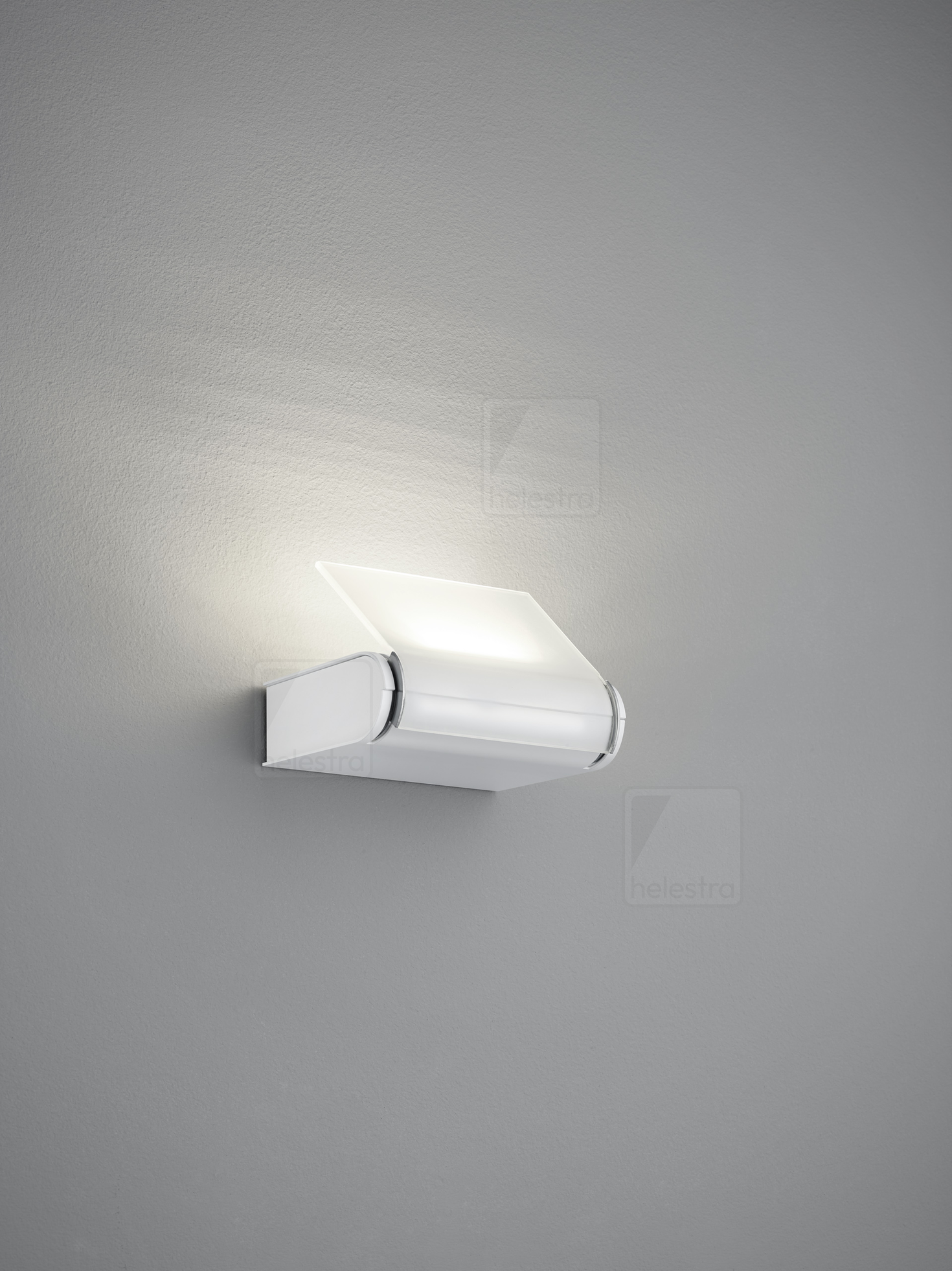 Helestra DAYO  wall luminaire steel mat white