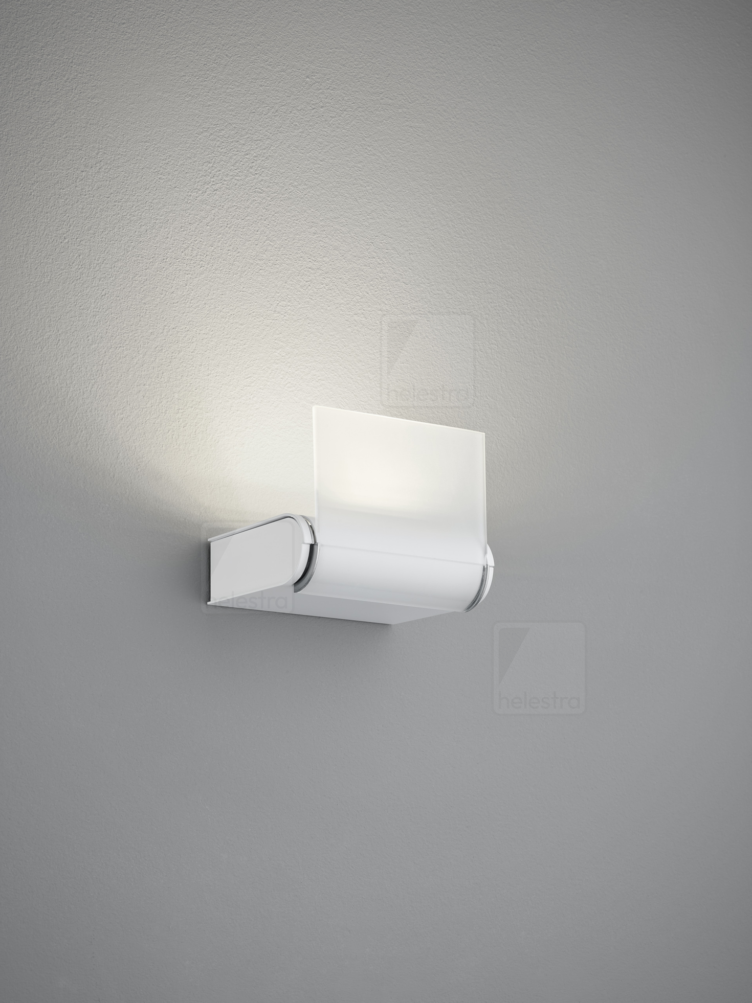 Helestra DAYO  wall luminaire steel mat white