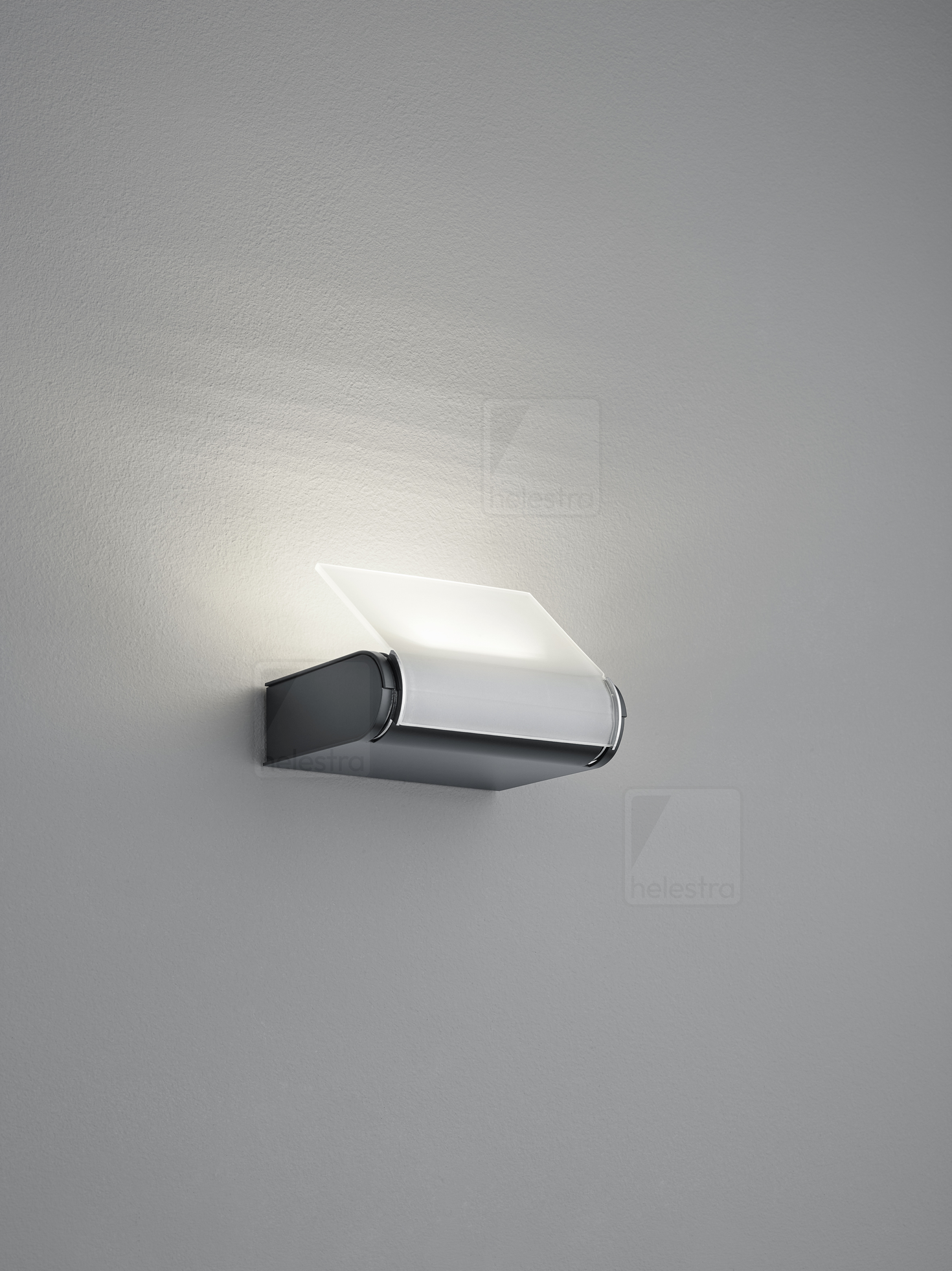 Helestra DAYO  wall luminaire steel mat black
