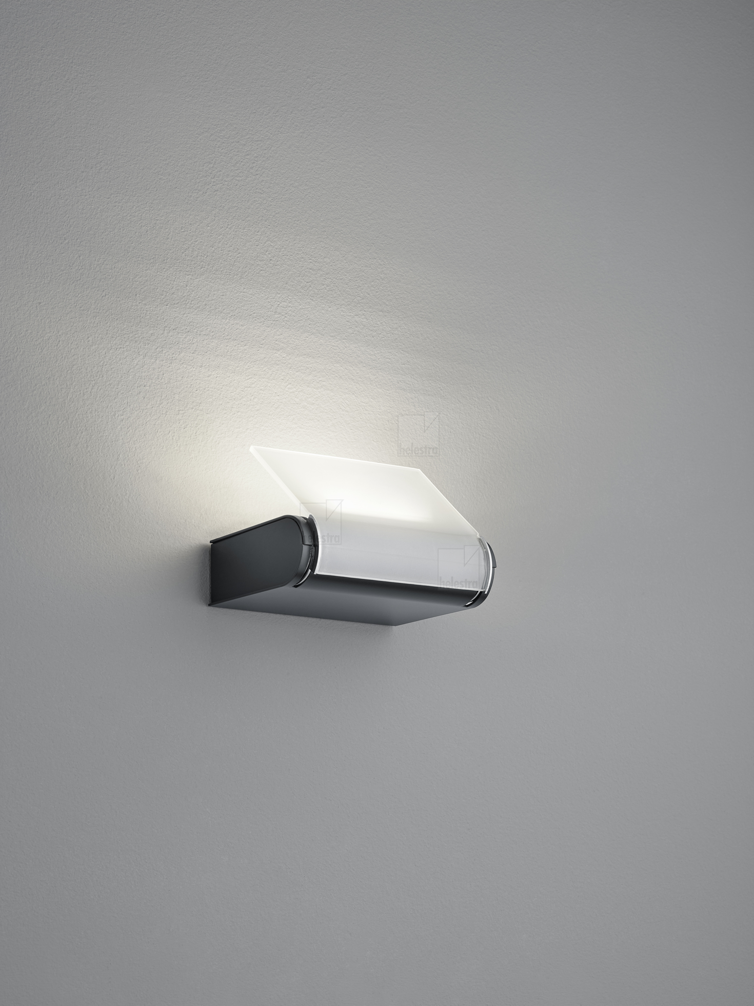 Helestra DAYO  wall luminaire steel mat black