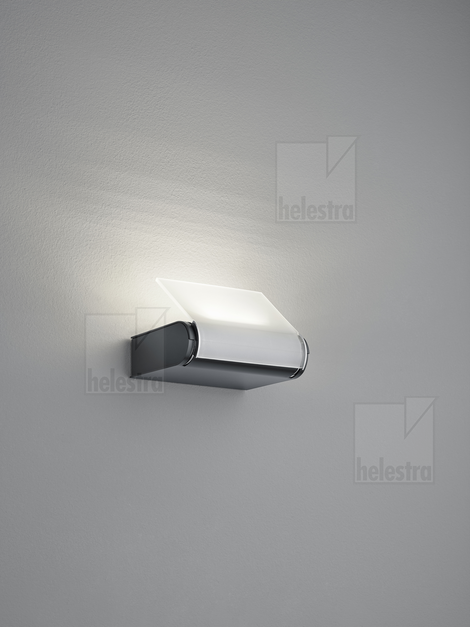 Helestra DAYO  wall luminaire steel mat black