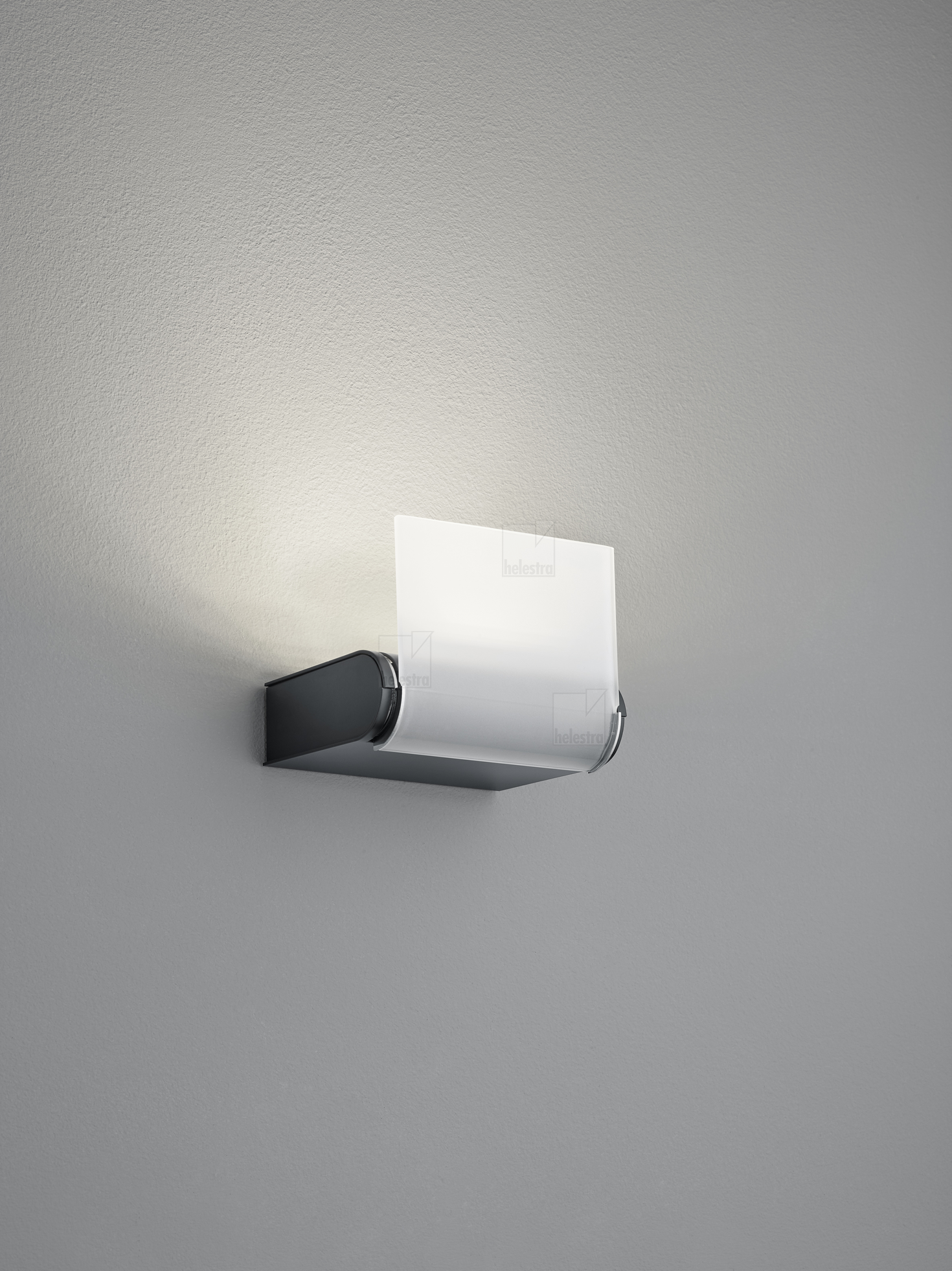 Helestra DAYO  wall luminaire steel mat black
