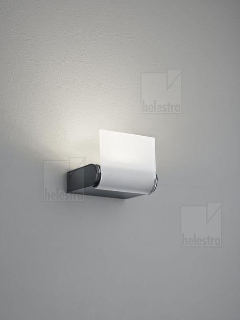 Helestra DAYO  wall luminaire steel mat black