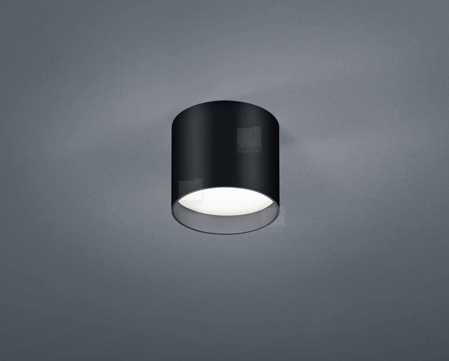 Helestra DORA  lampada soffitto alluminio nero opaco