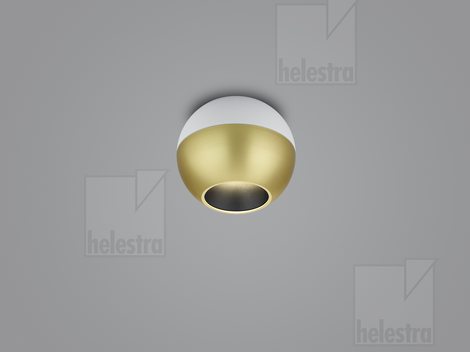 Helestra INEO  Deckenleuchte Aluminium weiß - gold