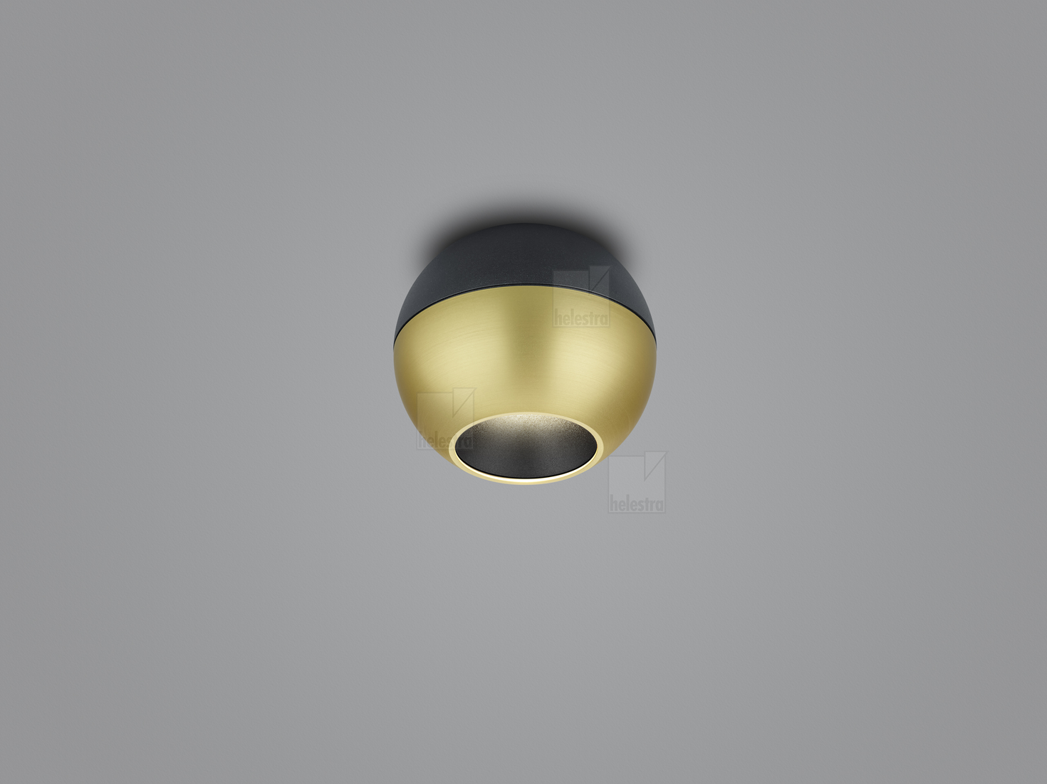 Helestra INEO  Deckenleuchte Aluminium schwarz - gold