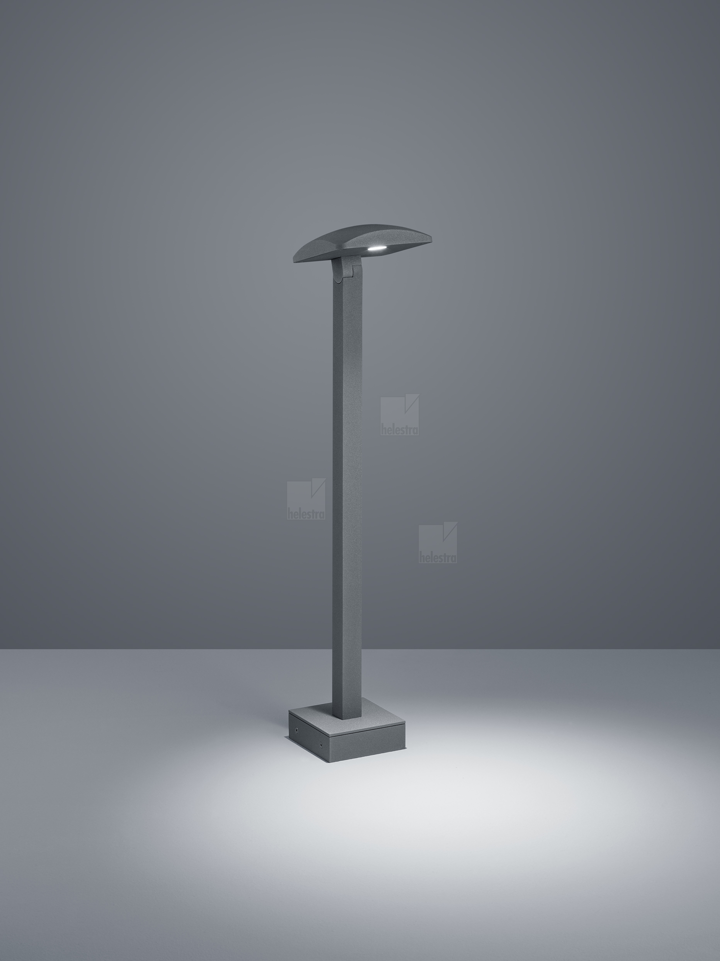 Helestra NORSA  Pollerleuchte Aluminium graphit