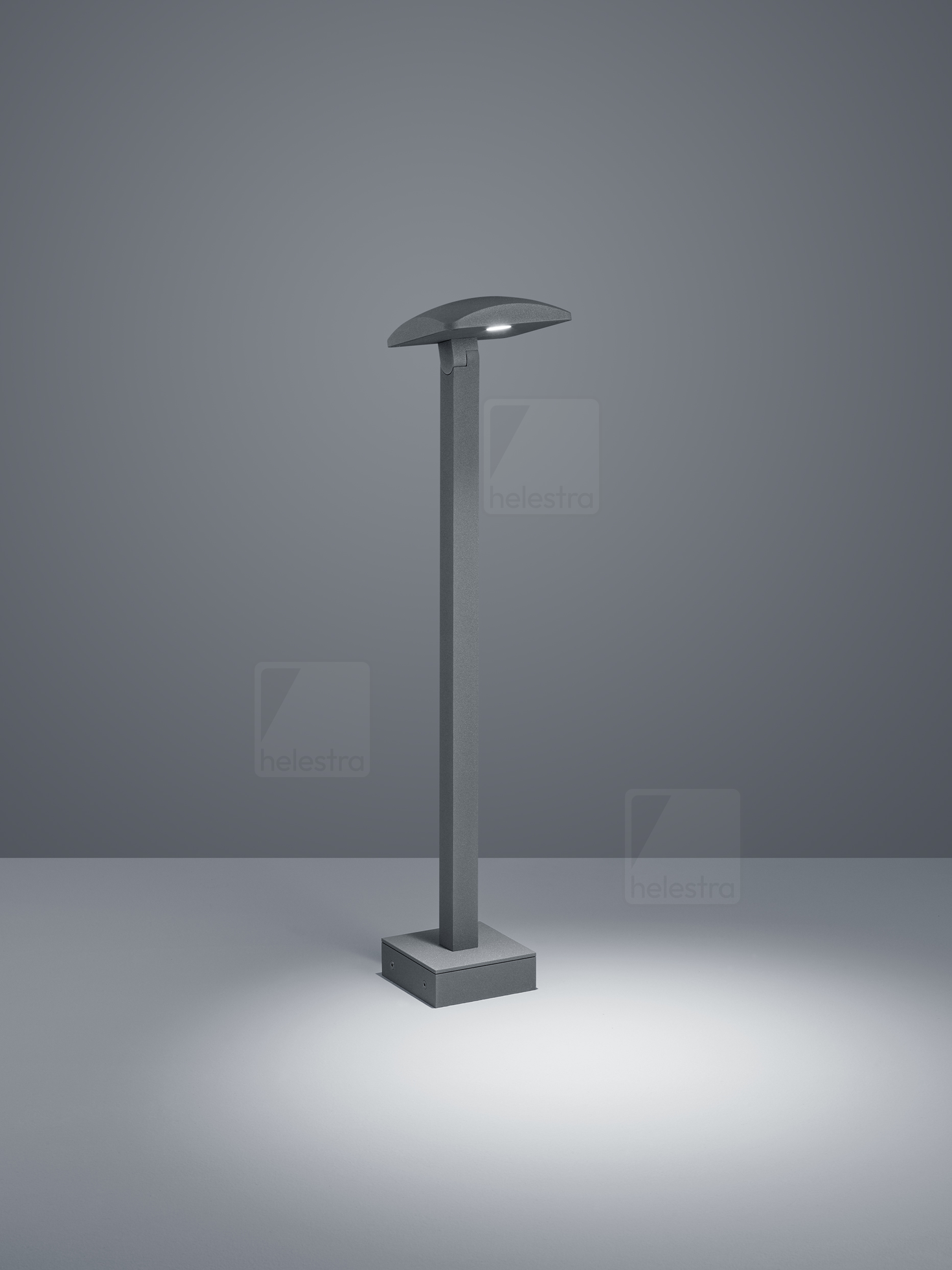 Helestra NORSA  borne lumineuse aluminium graphite