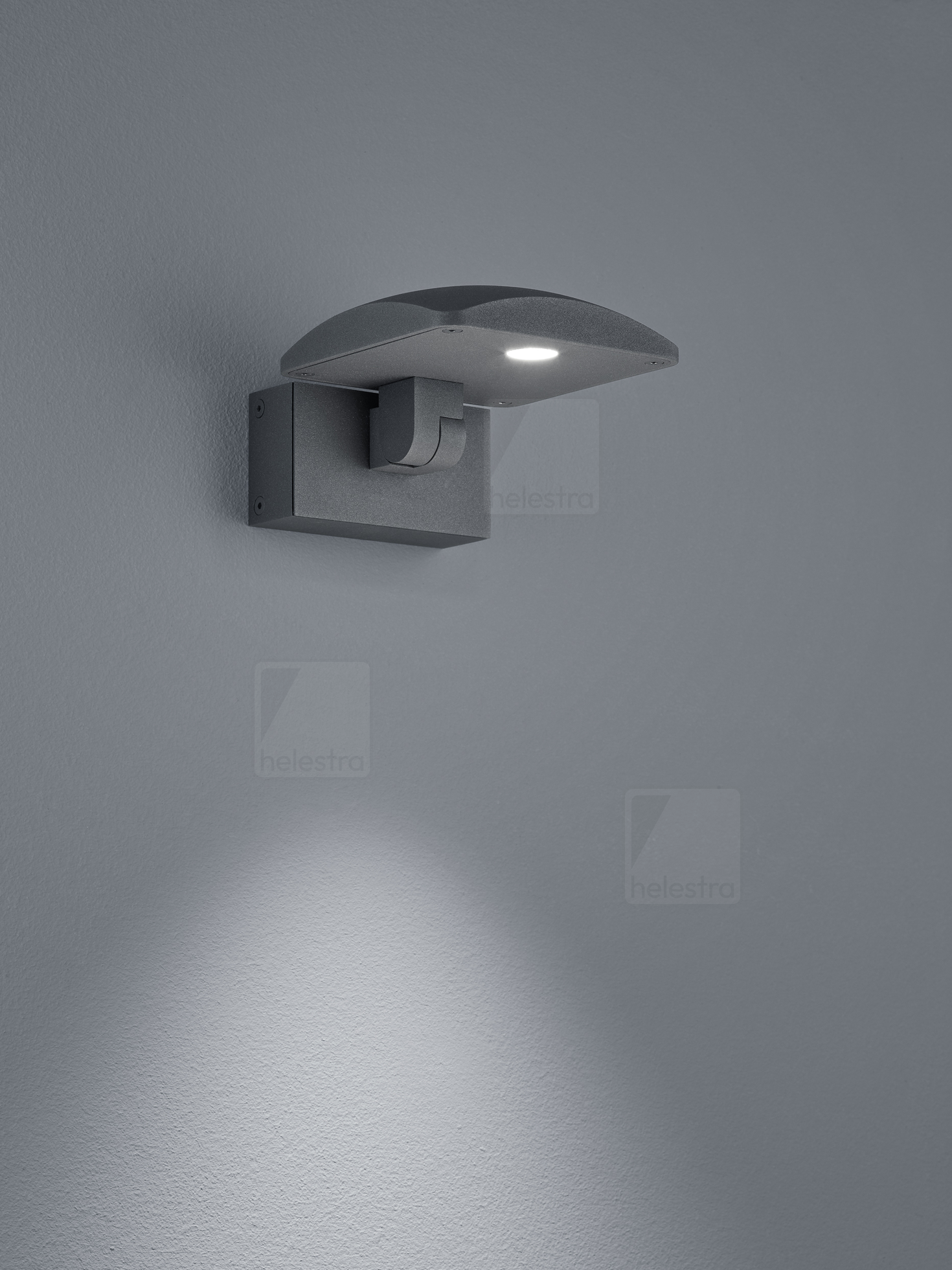 Helestra NORSA  applique Plafonnier aluminium graphite