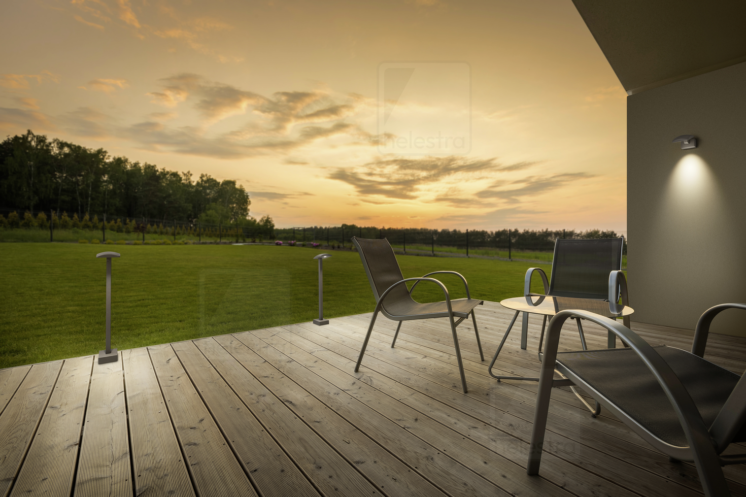 Helestra NORSA  Wandleuchte Deckenleuchte Aluminium graphit