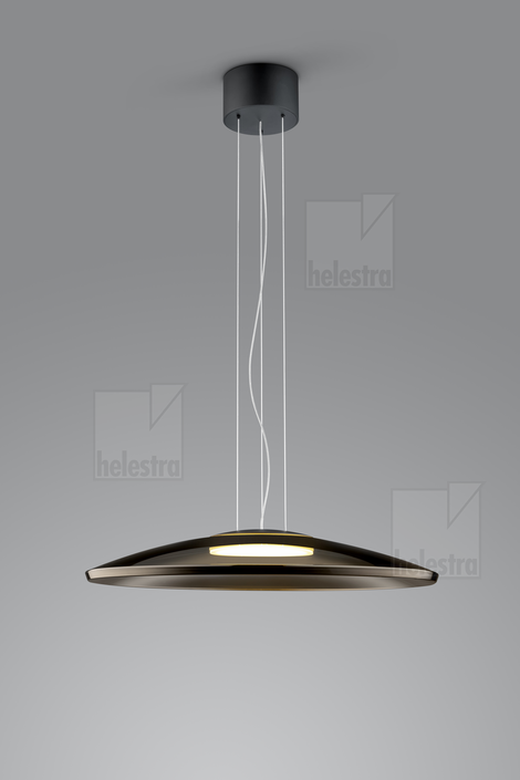 Helestra PINA  pendant luminaire aluminium mat black