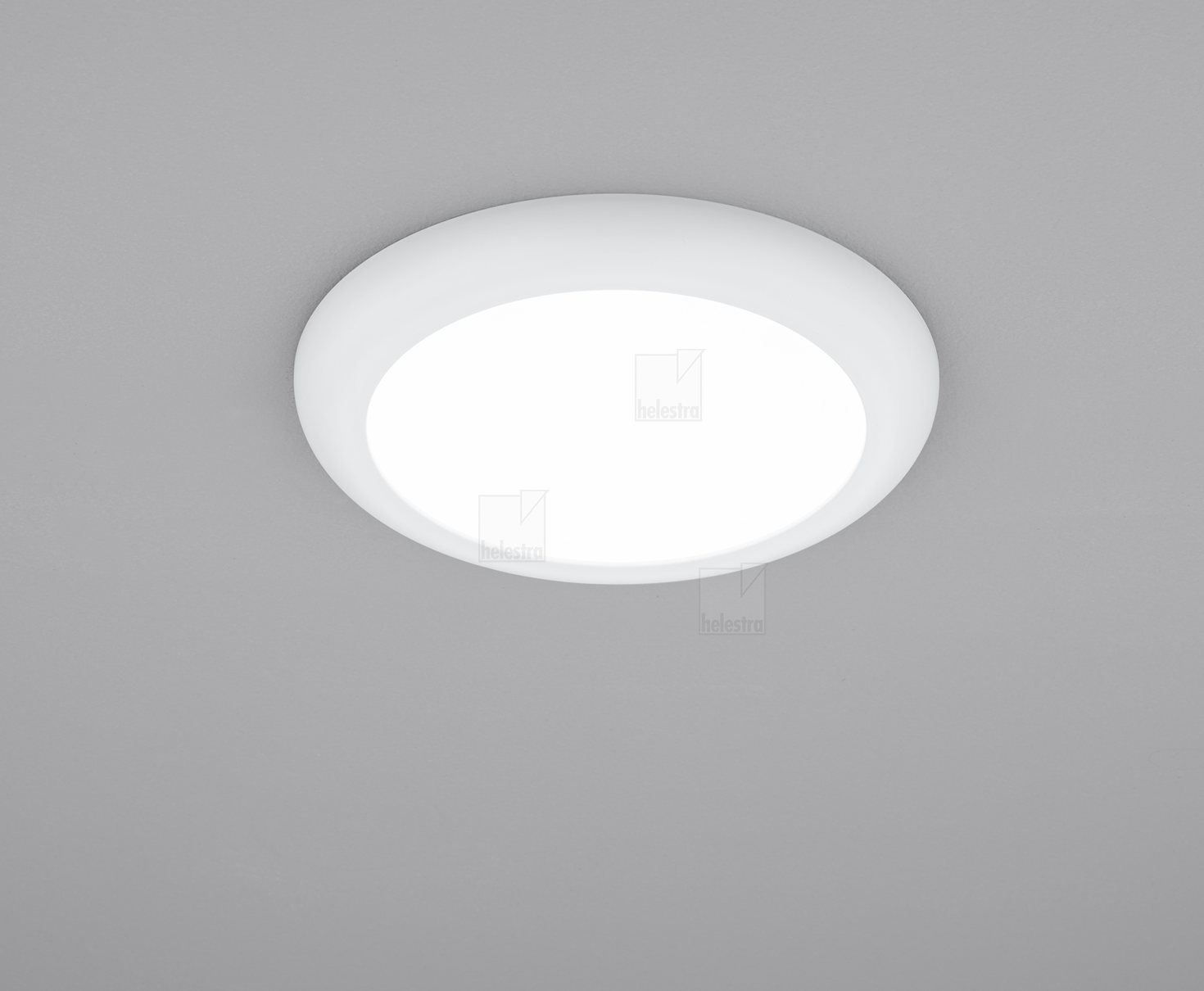 Helestra TAMO  Plafonnier encastré aluminium blanc mat