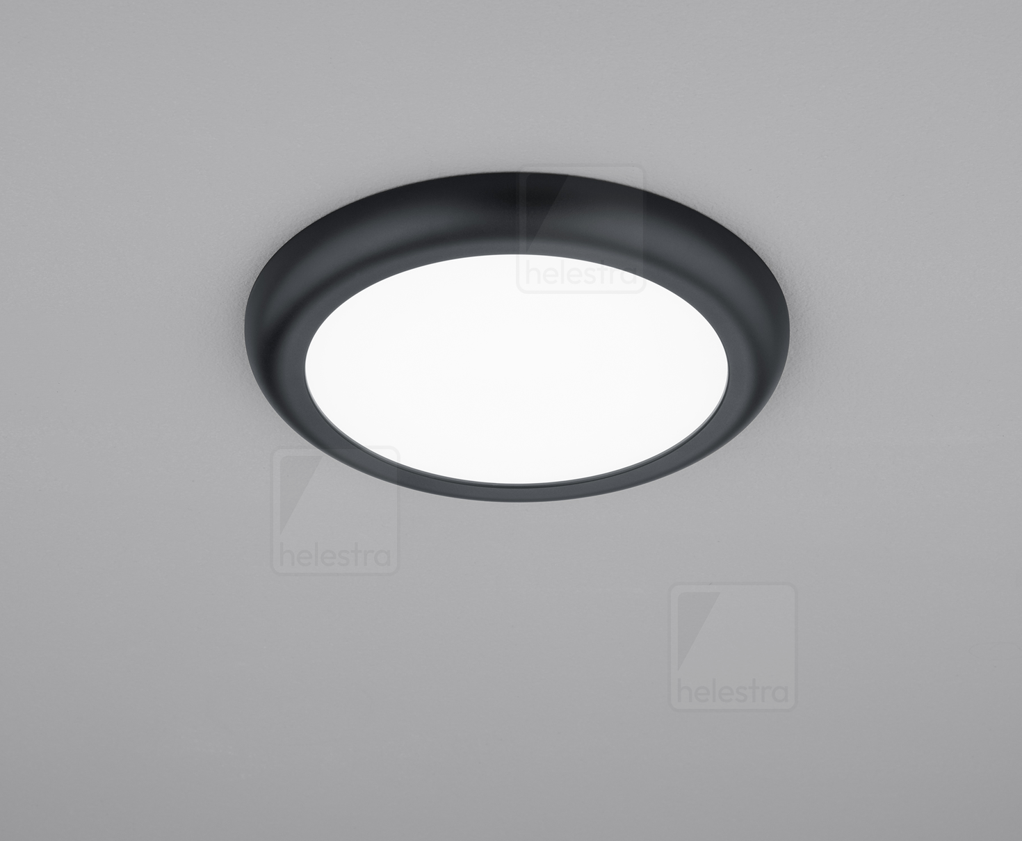 Helestra TAMO  recessed ceiling luminaire aluminium mat black