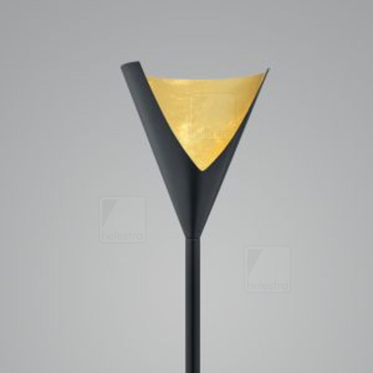 Helestra URIA  floor luminaire steel black -gold