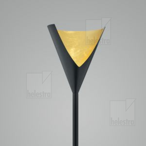 Helestra URIA  floor luminaire steel black -gold