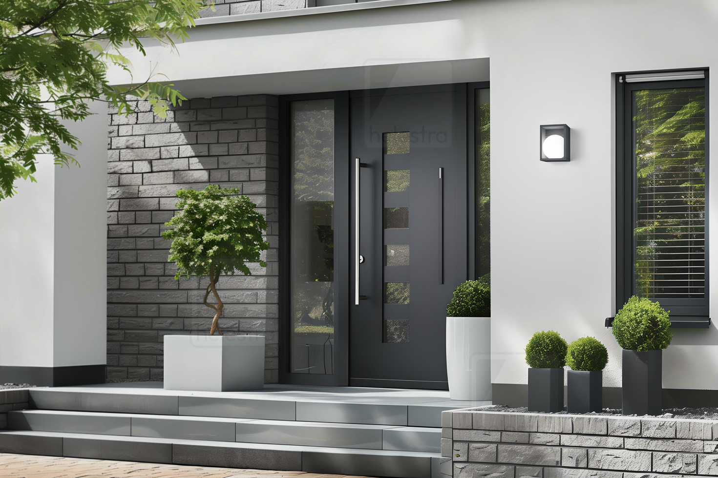 Helestra ANOU  wall luminaire aluminium graphite