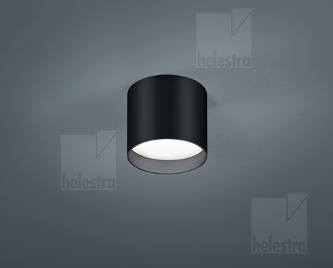 Helestra DORA  ceiling luminaire aluminium mat black