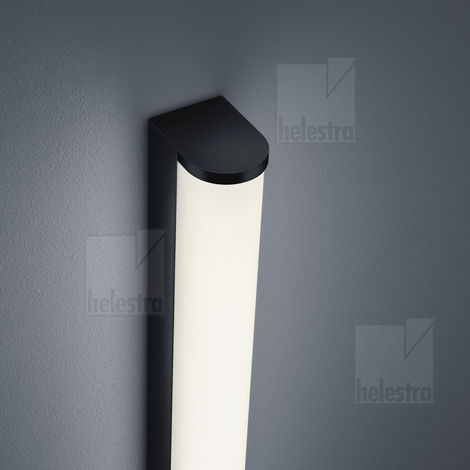 Helestra PONTO  Wandleuchte Aluminium mattschwarz
