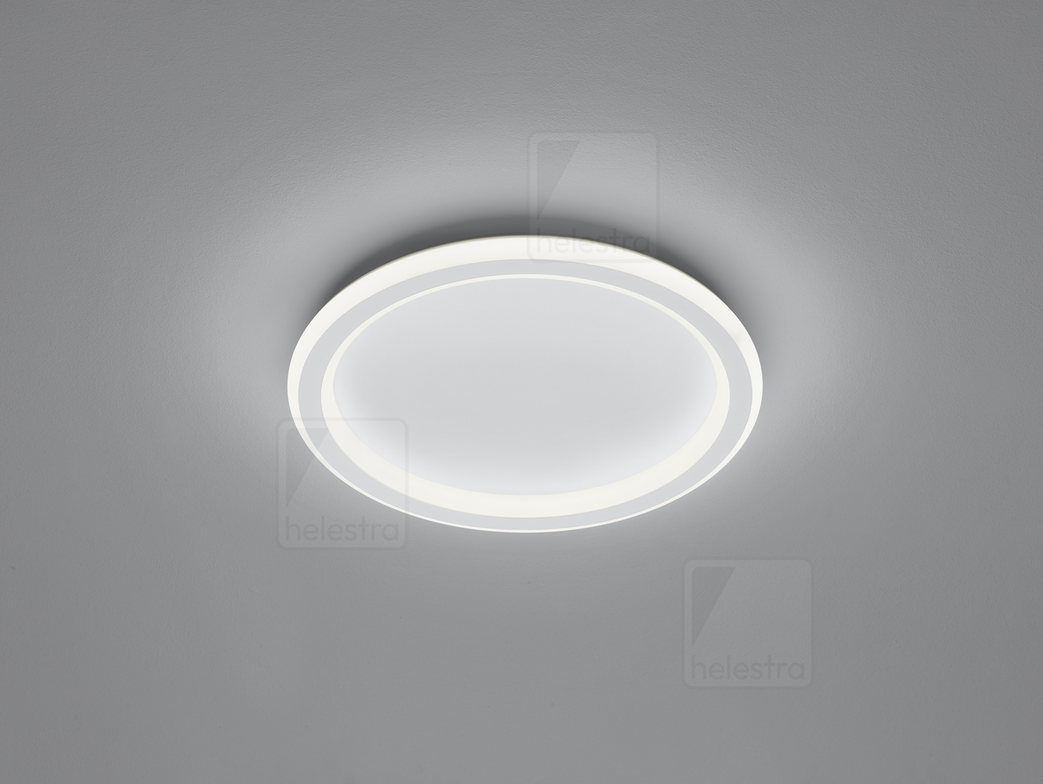 Helestra SAO  lampada soffitto acciaio bianco opaco