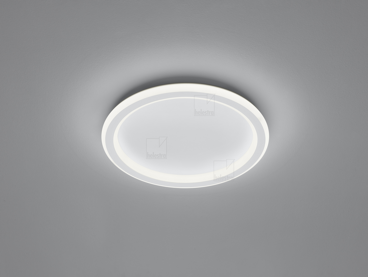 Helestra SAO  Plafonnier Acier blanc mat
