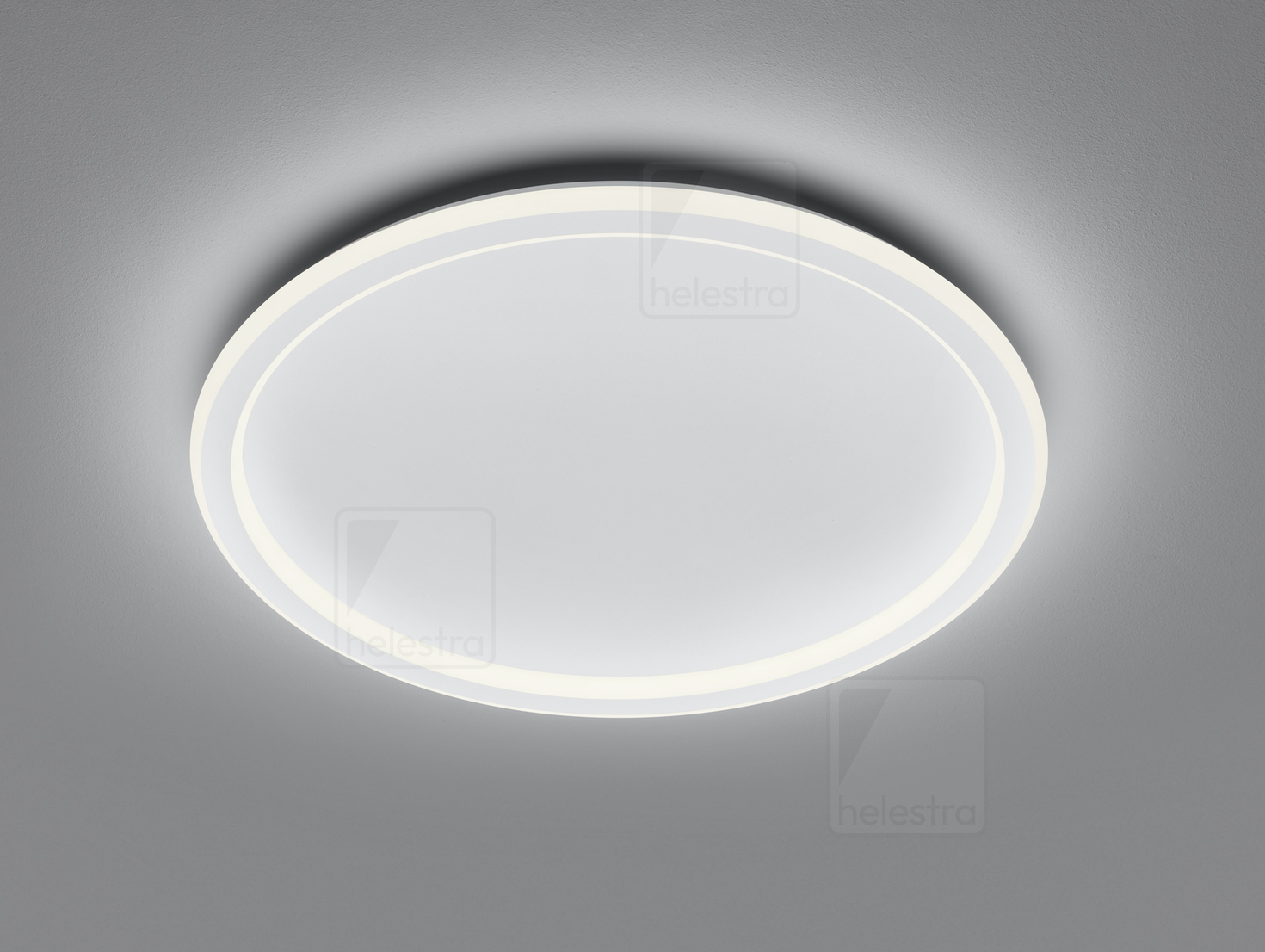 Helestra SAO  lampada soffitto acciaio bianco opaco