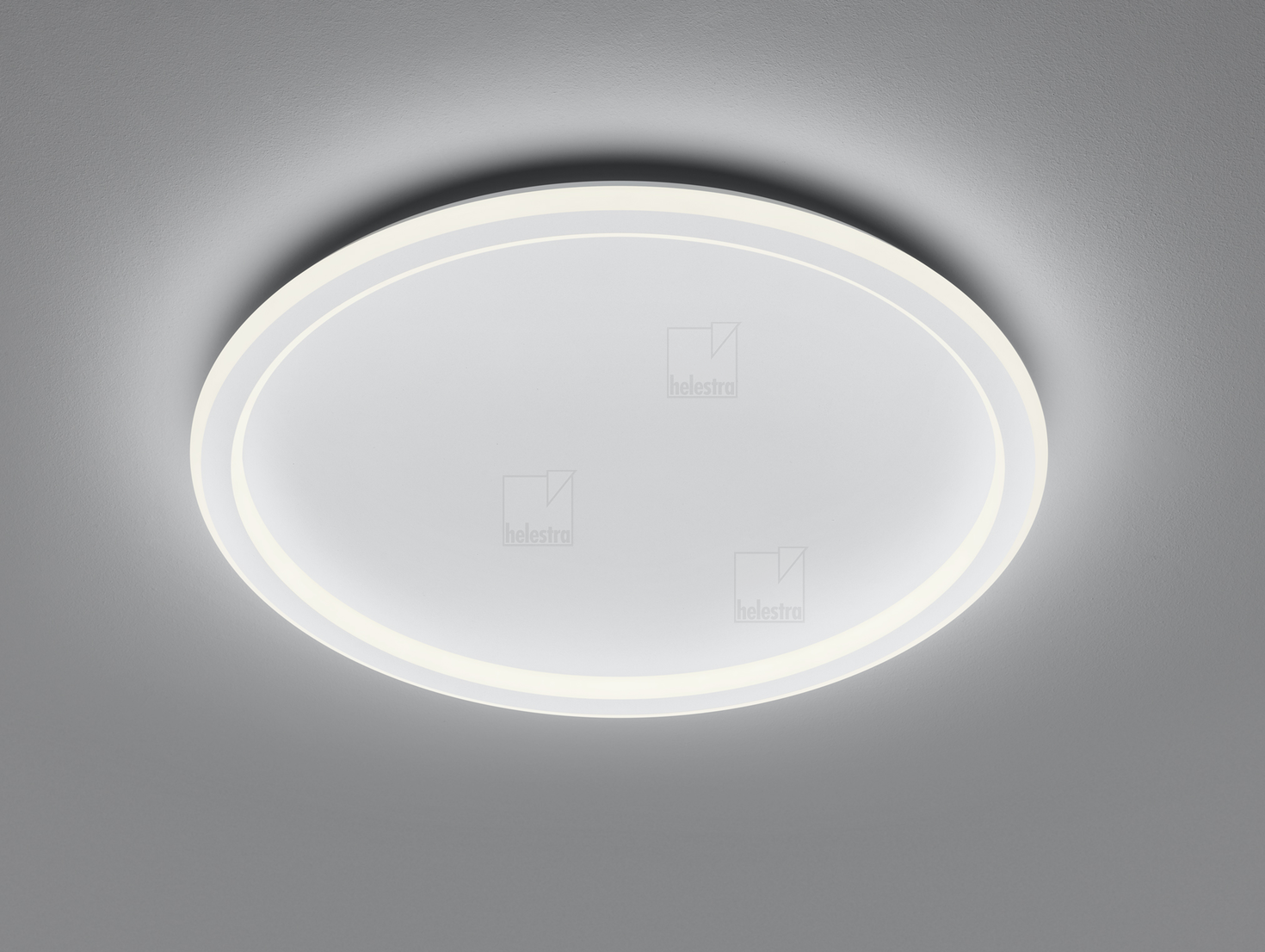 Helestra SAO  Plafonnier Acier blanc mat