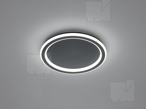 Helestra SAO  ceiling luminaire steel mat black